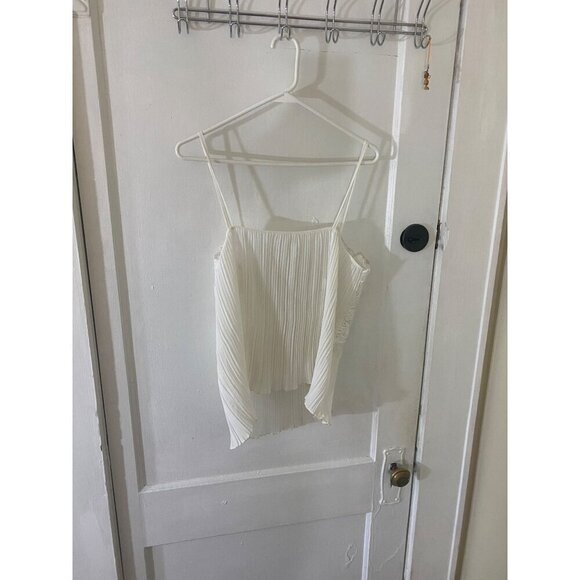 Marks & Spencer Women's Lace Pleated Sheer Lingerie Camisole Top - UK 16 (US12) - Picture 3 of 10